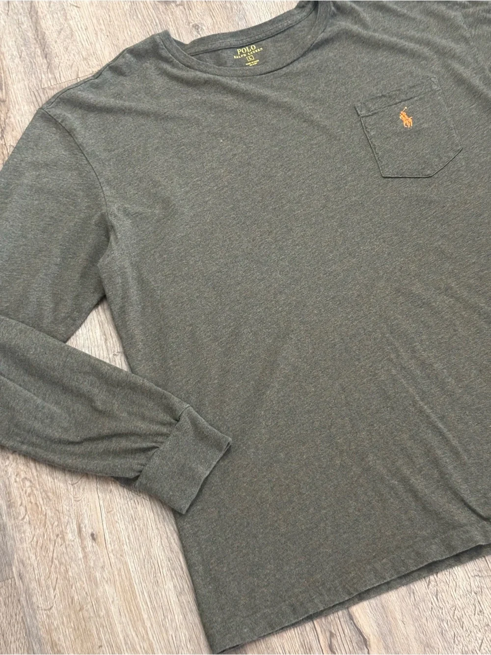 Polo Ralph Lauren • Cotton Long Sleeve Pocket Tee